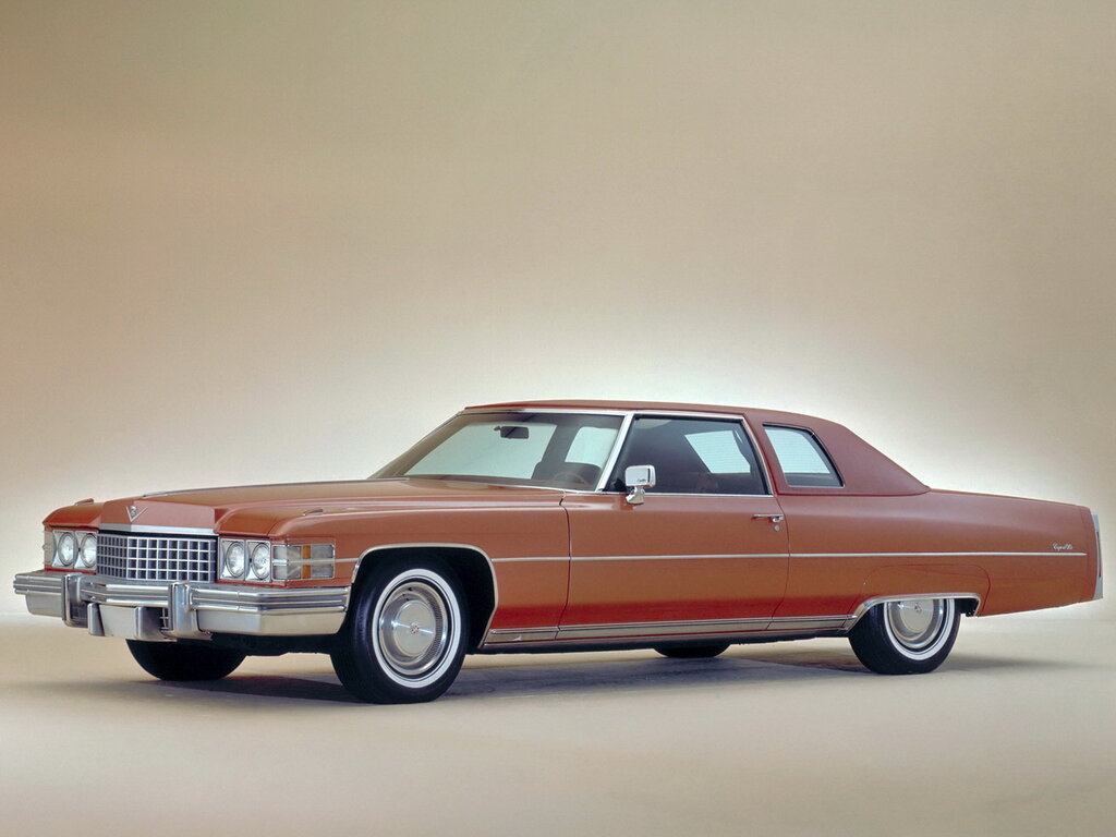 Cadillac DeVille (D47/J) 6 поколение, 2-й рестайлинг, купе (10.1973 - 09.1974)
